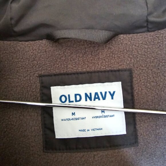 Black Puffer Trench Coat - Picture 3 of 3